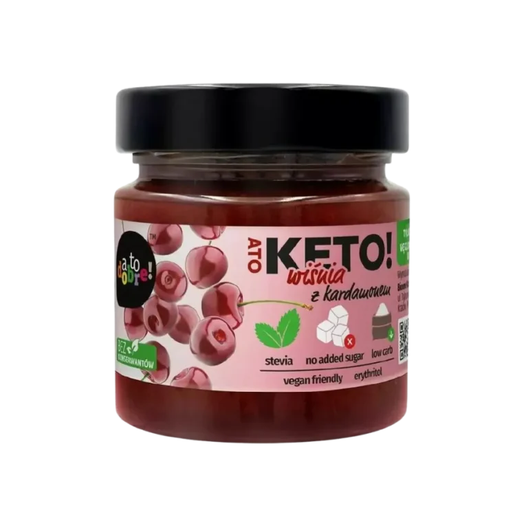 Becukrė vyšnių uogienė su kardamonu | A To Keto! (200 g)