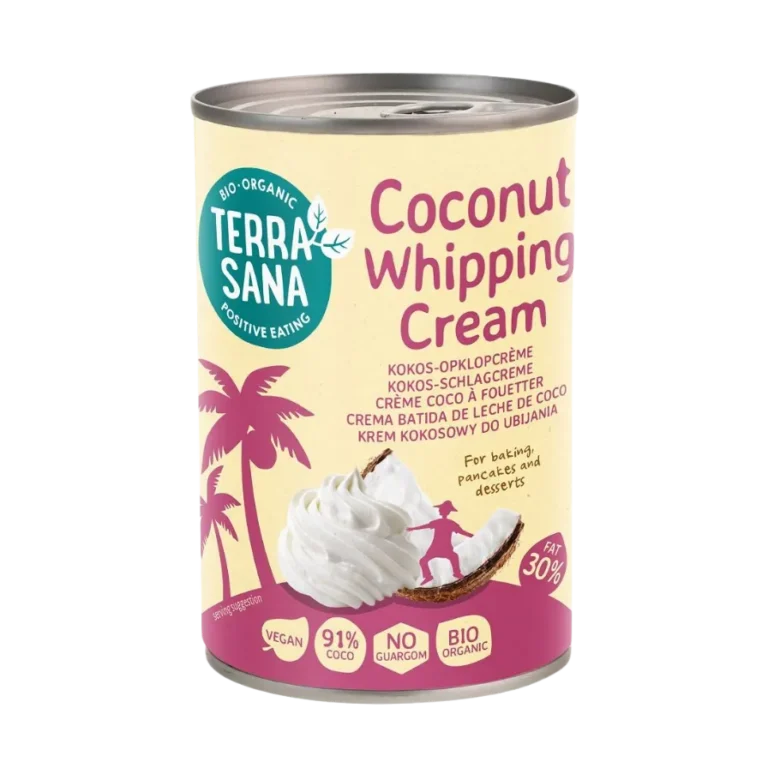 Ekologiškas kokosų kremas plakimui | TerraSana (400 ml)