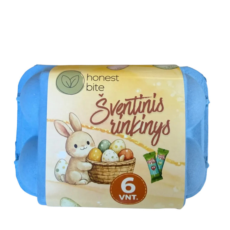 Velykinis 6 kiaušinių vaisių užkandžių rinkinys | honestbite (mėlynas)