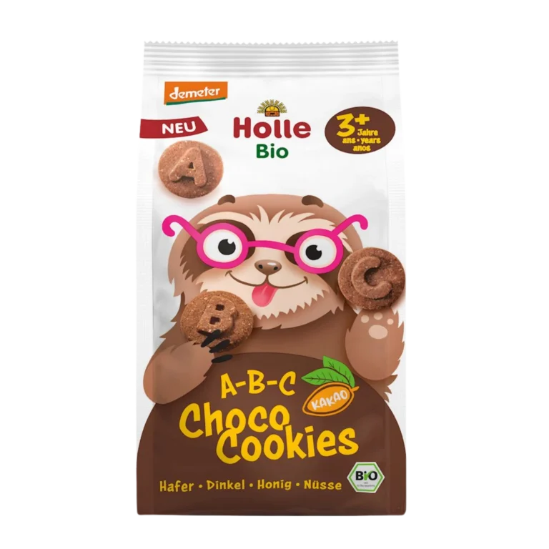 Ekologiški kakaviniai sausainiai su lazdyno riešutais | Holle (125 g)