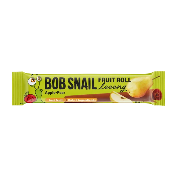 Užkandžių suktinukas obuolys - kriaušė | Bob Snail (15 g)