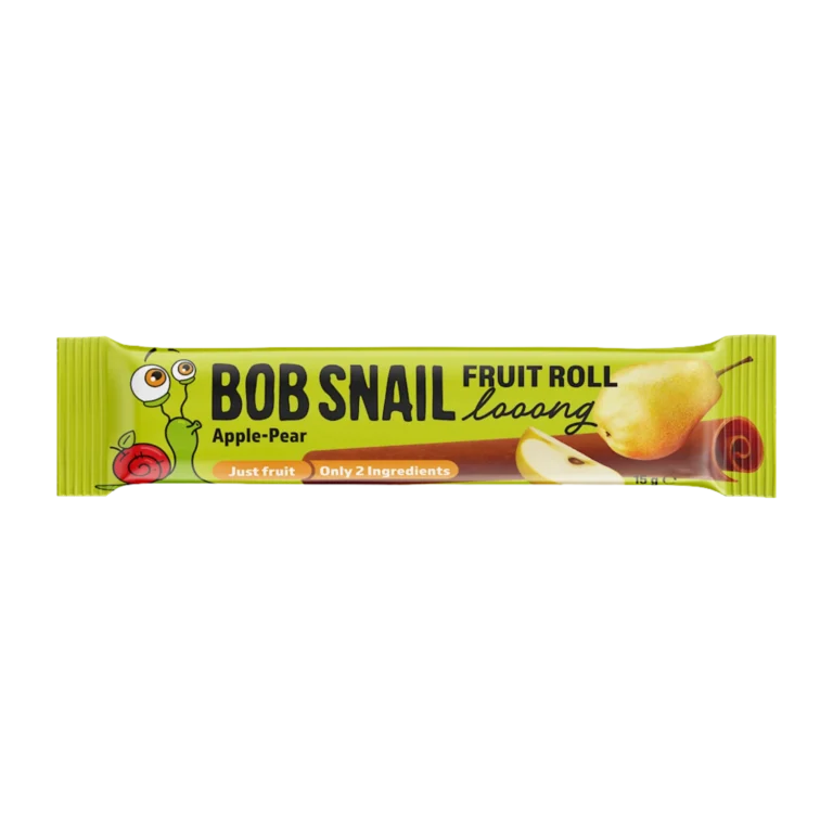 Užkandžių suktinukas obuolys - kriaušė | Bob Snail (15 g)