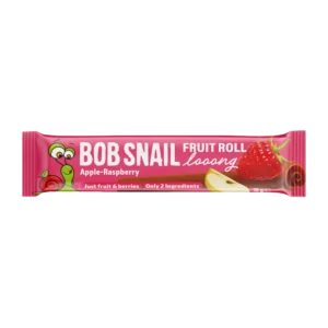 Užkandžių suktinukas obuolys - avietė | Bob Snail (15 g)