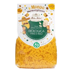 Ekologiški kukurūzų ir ryžių miltų makaronai DITALI, be glitimo| Pasta Natura (250 g)