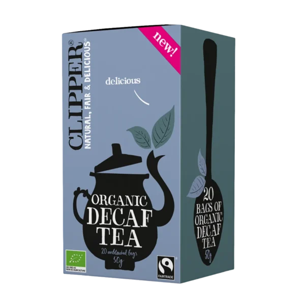 Ekologiška juodoji arbata e kofeino | Clipper (20 x 2,5 g) 50 g