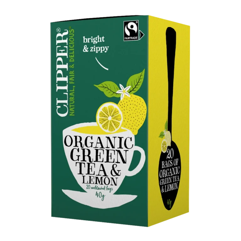 Ekologiška žalioji arbata su citrina | Clipper (20 x 2 g) 40 g