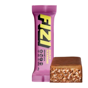 Batonėlis su šokolado glazūra „ALMOND COCO”, be pridėtinio cukraus | Fizi (40 g)