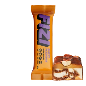 Batonėlis su šokolado glazūra „SALTY PEANUT”, be pridėtinio cukraus | Fizi (40 g)