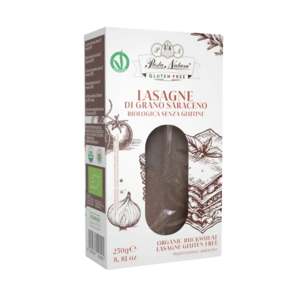 Ekologiška grikių miltų lazanija, be glitimo | Pasta Natura 250 g