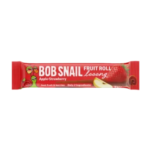 Užkandžių suktinukas obuolys - braškė | Bob Snail (15 g)