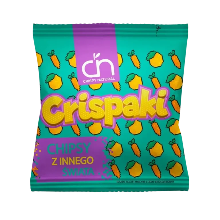 Traškios natūralios džiovintos morkos su persikų skoniu | Crispy Natural (18 g)