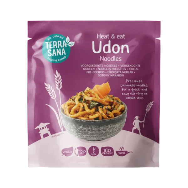Ekologiški Udon makaronai | Terrasana (2 x 150g) 300g