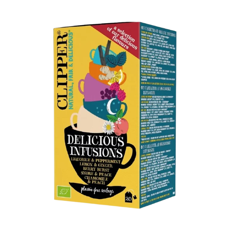 Ekologiškas 5 skonių vaisių ir žolelių arbatų rinkinys | Clipper (20 x 1,9 g) 38 g