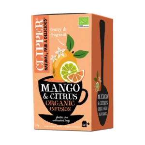 Ekologiška mangų ir citrusinių vaisių arbata | Clipper (20 x 1,8 g) 36 g