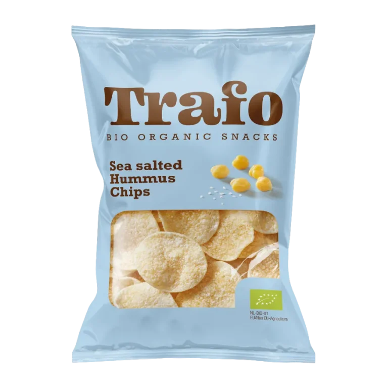 Ekologiški avinžirnių traškučiai su jūros druska | Trafo (75 g)