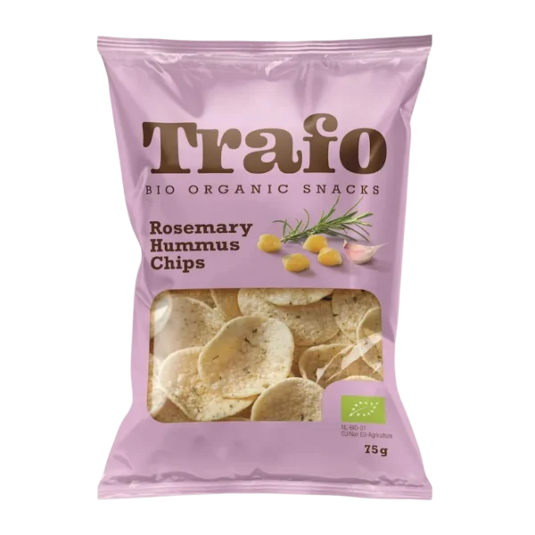 Ekologiški avinžirnių traškučiai su rozmarinu | Trafo (75 g)