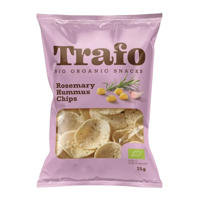 Ekologiški avinžirnių traškučiai su rozmarinu | Trafo (75 g)
