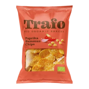 Ekologiški avinžirnių traškučiai su paprika ir česnakais | Trafo (75 g)