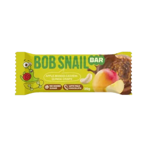 Obuolių, mangų ir anakardžių batonėlis be pridėtinio cukraus | Bob Snail (35 g)