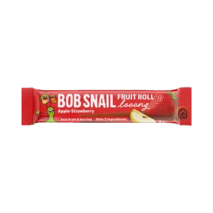 Užkandžių suktinukas obuolys – braškė | Bob Snail (15 g)