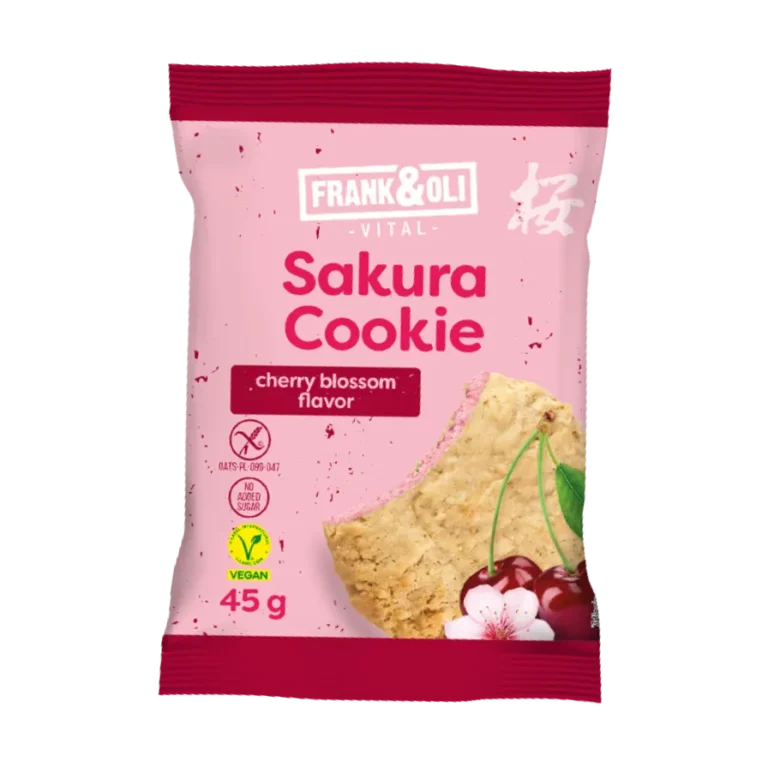 Avižinis sausainis su kokosų įdaru ir džiovintomis vyšniomis | Frank&Oli (45 g)