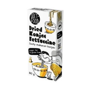 Džiovinti konjako makaronai Fettucine | Diet-Food (80 g)