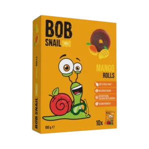 Mangų suktinukų rinkinys, be pridėtinio cukraus | Bob Snail (10 x 10 g)