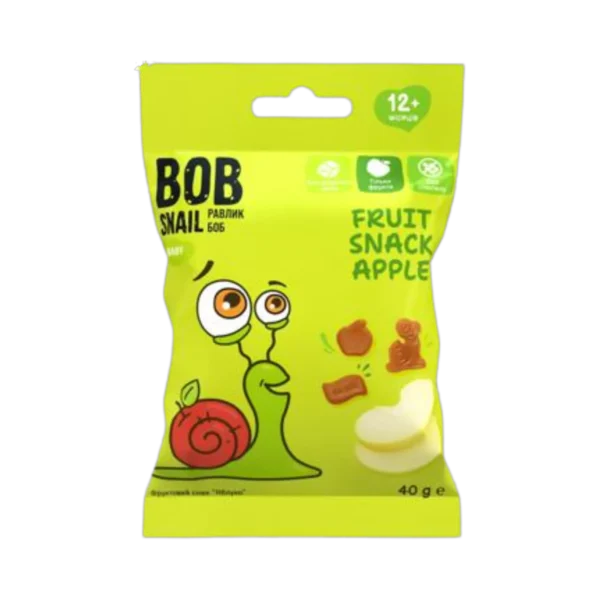 MAXI obuolių užkandis, be glitimo | Bob Snail (40 g)