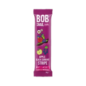 Obuolių ir juodųjų serbentų užkandis, be pridėtinio cukraus | Bob Snail (14 g)