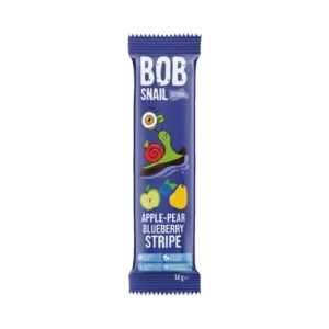 Obuolių, kriaušių ir mėlynių užkandis, be pridėtinio cukraus | Bob Snail (14 g)