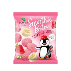 Ekologiškas užkandis braškė - bananas vaikams | Bonitas (10 g)