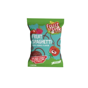 MINI vaisių SPAGHETTI, įvairių uogų skonio | FruitFunk (20 g)