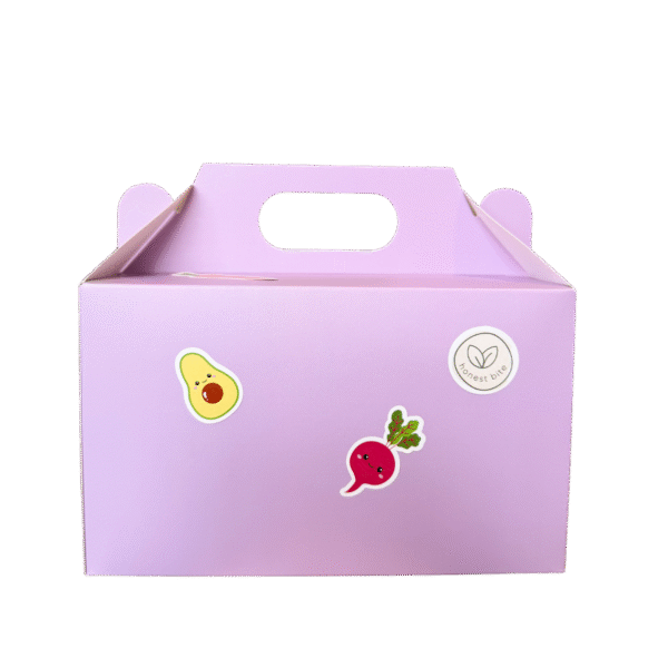 Vaisių užkandžių dėžutė, violetinė | Honestbite (210 g)