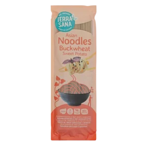 Ekologiški grikių NOODLES makaronai, be glitimo | TERRASANA (250 g)