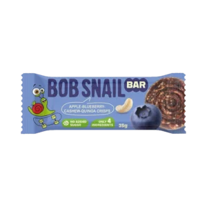 Obuolių, mėlynių ir anakardžių batonėlis be pridėtinio cukraus | Bob Snail (35 g)