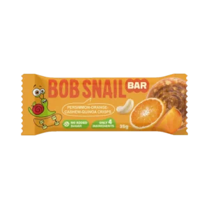 Persimono, apelsino ir anakardžių riešutų batonėlis be pridėtinio cukraus | Bob Snail (35 g)
