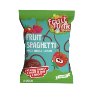MINI vaisių SPAGHETTI, įvairių uogų skonio | FruitFunk (20 g)