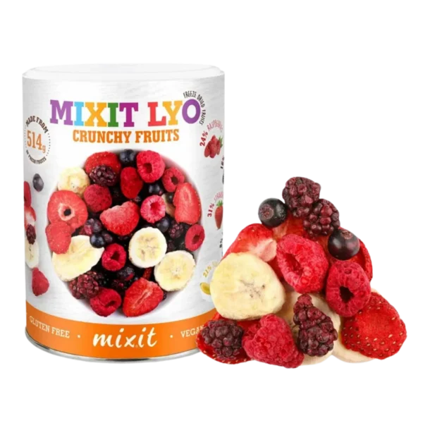 Liofilizuotų uogų ir vaisių MIX | Mixit (70 g)