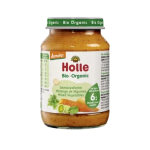 Ekologiška daržovių tyrė, be pridėtinio cukraus | HOLLE (190 g)