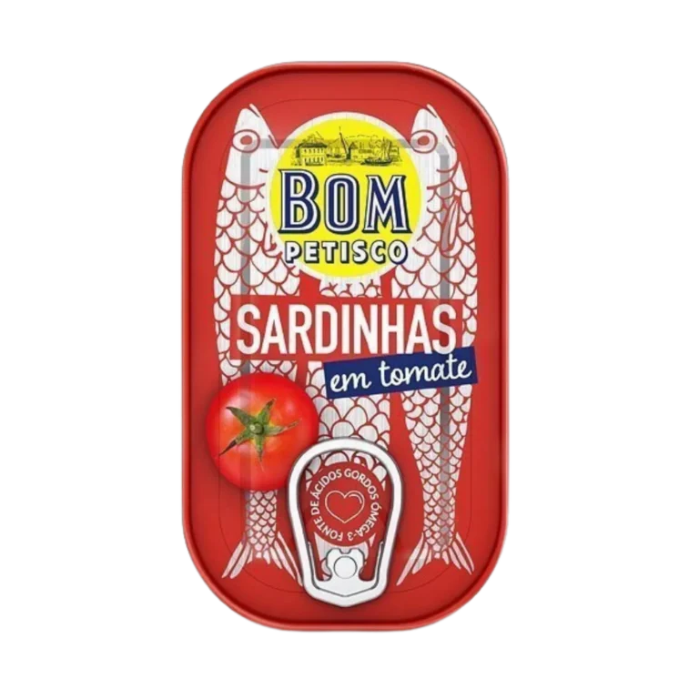 Portugalinės sardinės pomidorių padaže | BOM PETISCO (120 g)