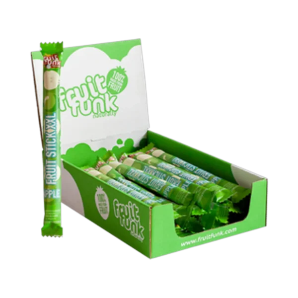 MEGA obuolių skonio lazdelių rinkinys, be pridėtinio cukraus | FruitFunk (24 x 20 g)