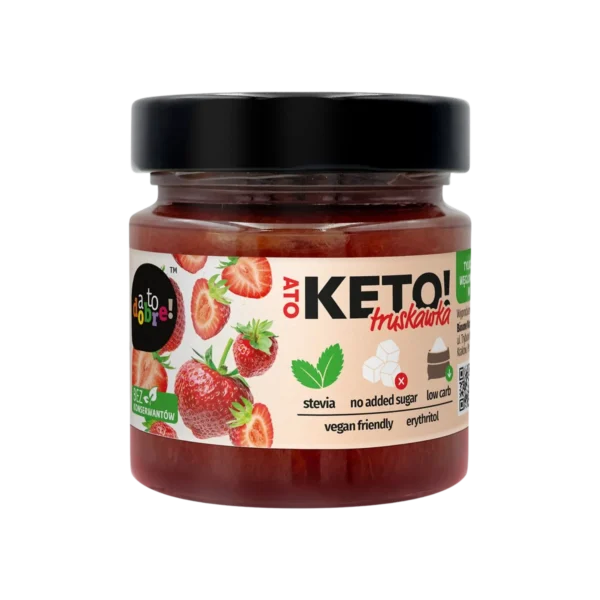 Becukrė braškių uogienė | A To Keto! (200 g)