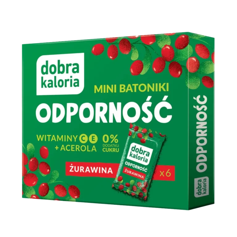 Mini batonėliai „Imunitetui“ spanguolių skonio | Dobra Kaloria (102 g)