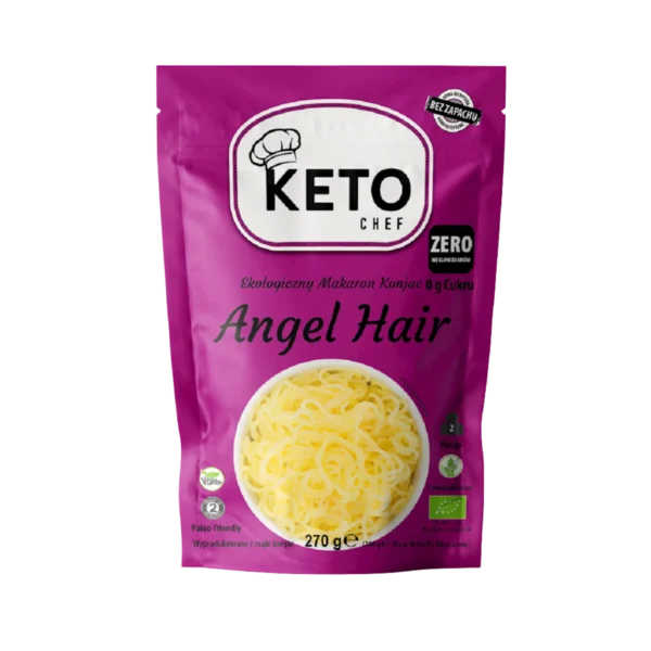 Ekologiški konjako makaronai „Angel Hair“, be glitimo | Better Than Foods (270 g)