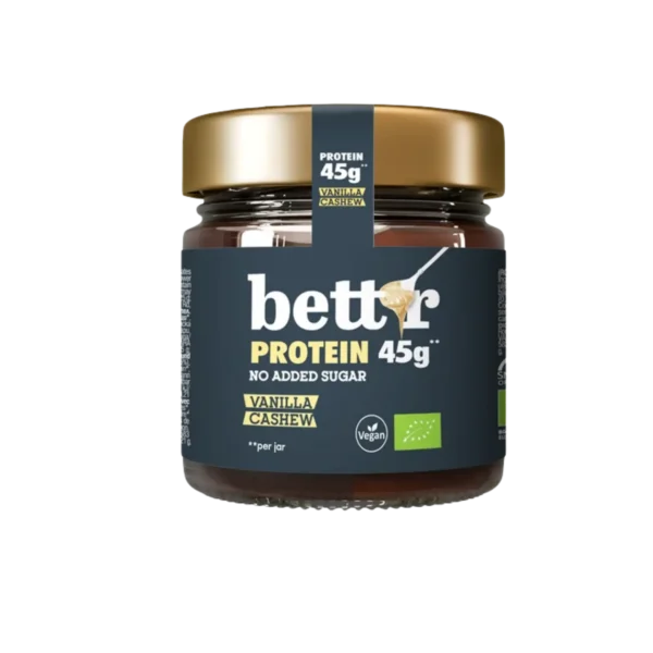 Ekologiškas baltyminis kremas su anakardžiais, be pridėtinio cukraus | BETT'R (250 g)