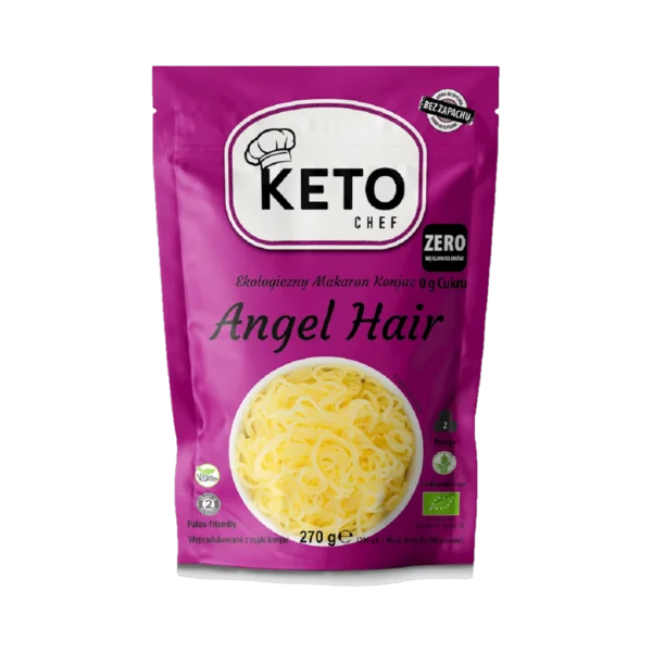 Ekologiški konjac makaronai „Angel Hair“, be glitimo | Better Than Foods (270 g)