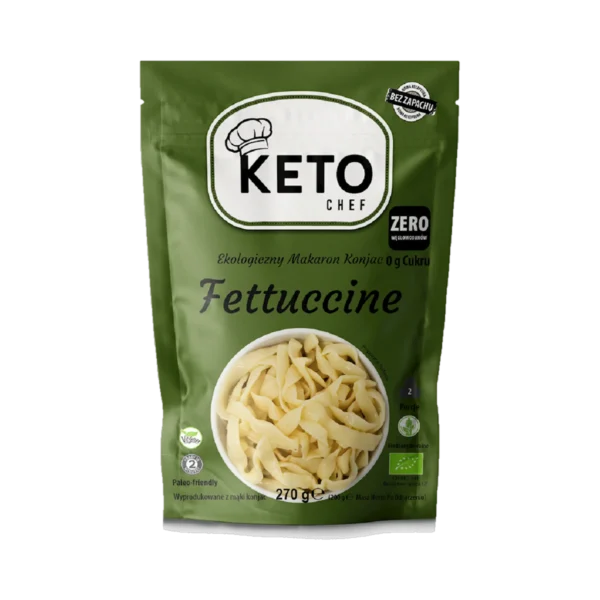 Ekologiški konjac makaronai „Fettuccine“, be glitimo | Better Than Foods (270 g)