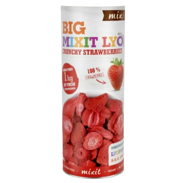 Liofilizuotos braškės | Mixit (100 g)