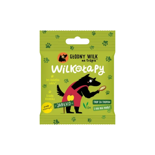 Obuolių užkandis "Pėdutės", su vitaminu C | Alkanas vilkas (20 g)