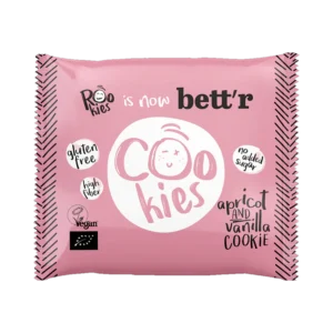 Ekologiškas abrikosų ir vanilės sausainis, be glitimo | Bett’r (40 g)